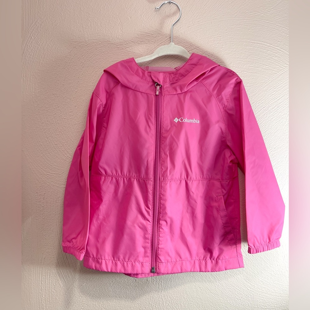 Columbia Kids Pink Rain Jacket